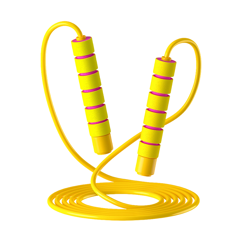 حبل قفز بمقبض إسفنجي من مادة البولي فينيل كلوريد TS-1 للأطفال