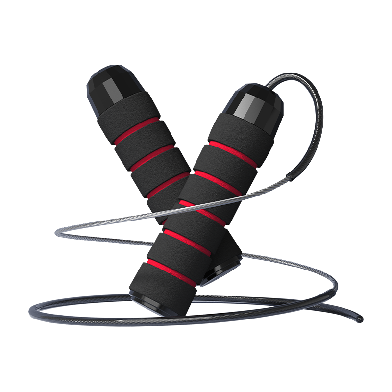 حبل القفز TS-2 بمقبض إسفنجي بخمس فتحات للبالغين