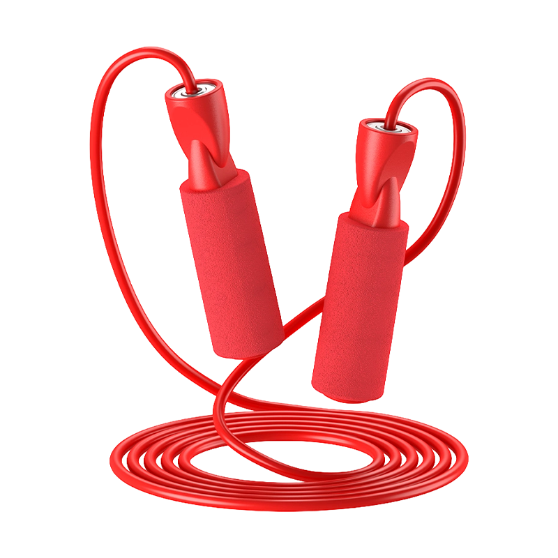 حبل القفز بمقبض إسفنجي إسفنجي أحادي اللون TS-4 للجرافيتي/للبالغين