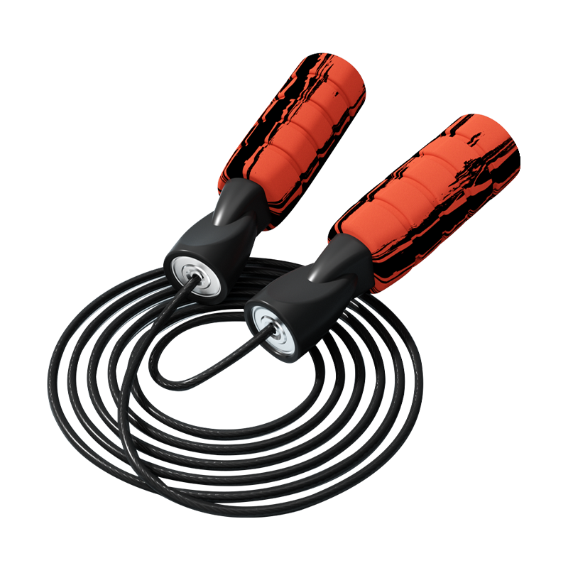 حبل القفز بمقبض إسفنجي إسفنجي أحادي اللون TS-4 للجرافيتي/للبالغين