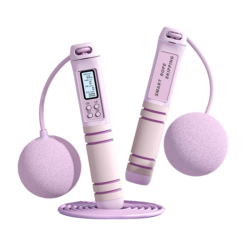 حبل قفز إلكتروني بعداد ومقابض رغوية حبل قفز إلكتروني بعداد ومقابض رغوية