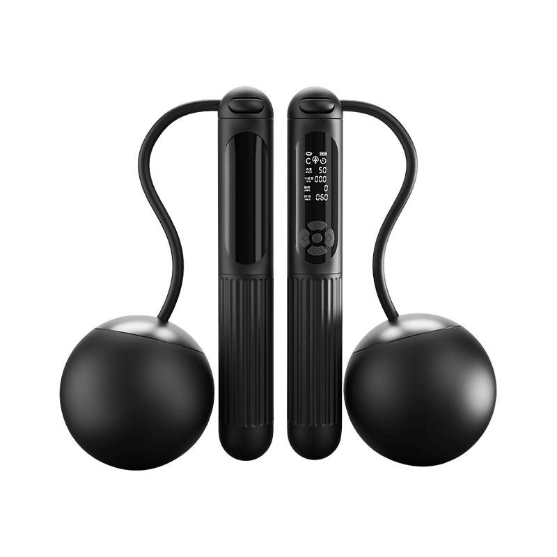 حبل القفز الذكي للعد TS-104 باللون الأسود